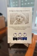 Chapas grabadas para identificar a tu mascota