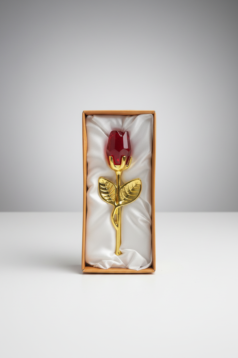 Rosa de cristal eterna