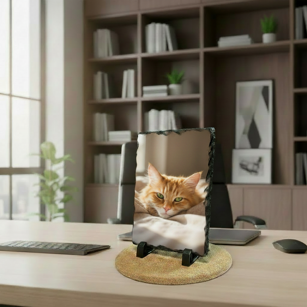 Portafotos de pizarra personalizado para tu mascota